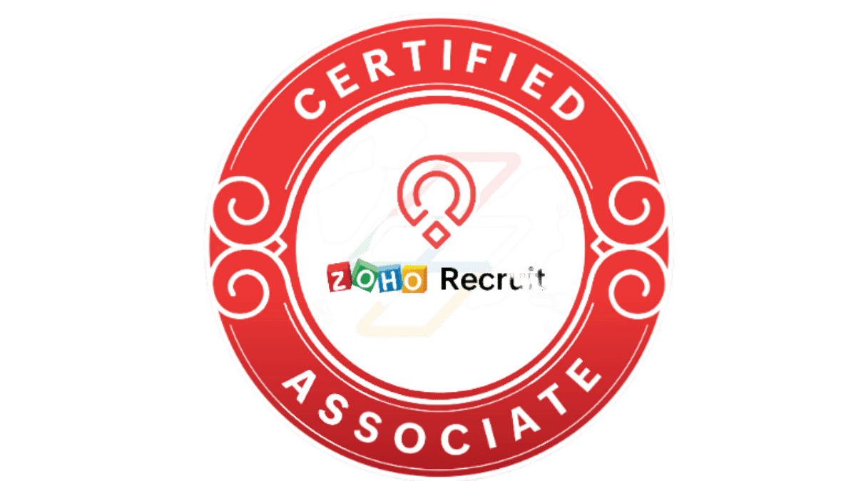 Zoho Certified Recruit Associate