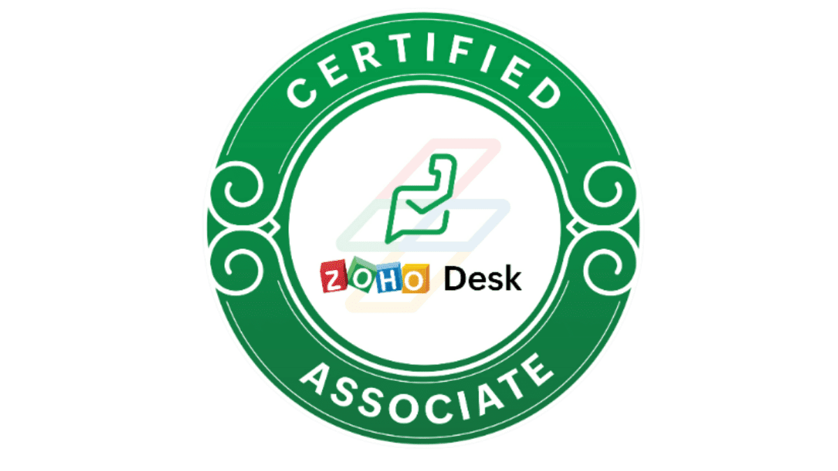 Zoho Desk Certified Associate